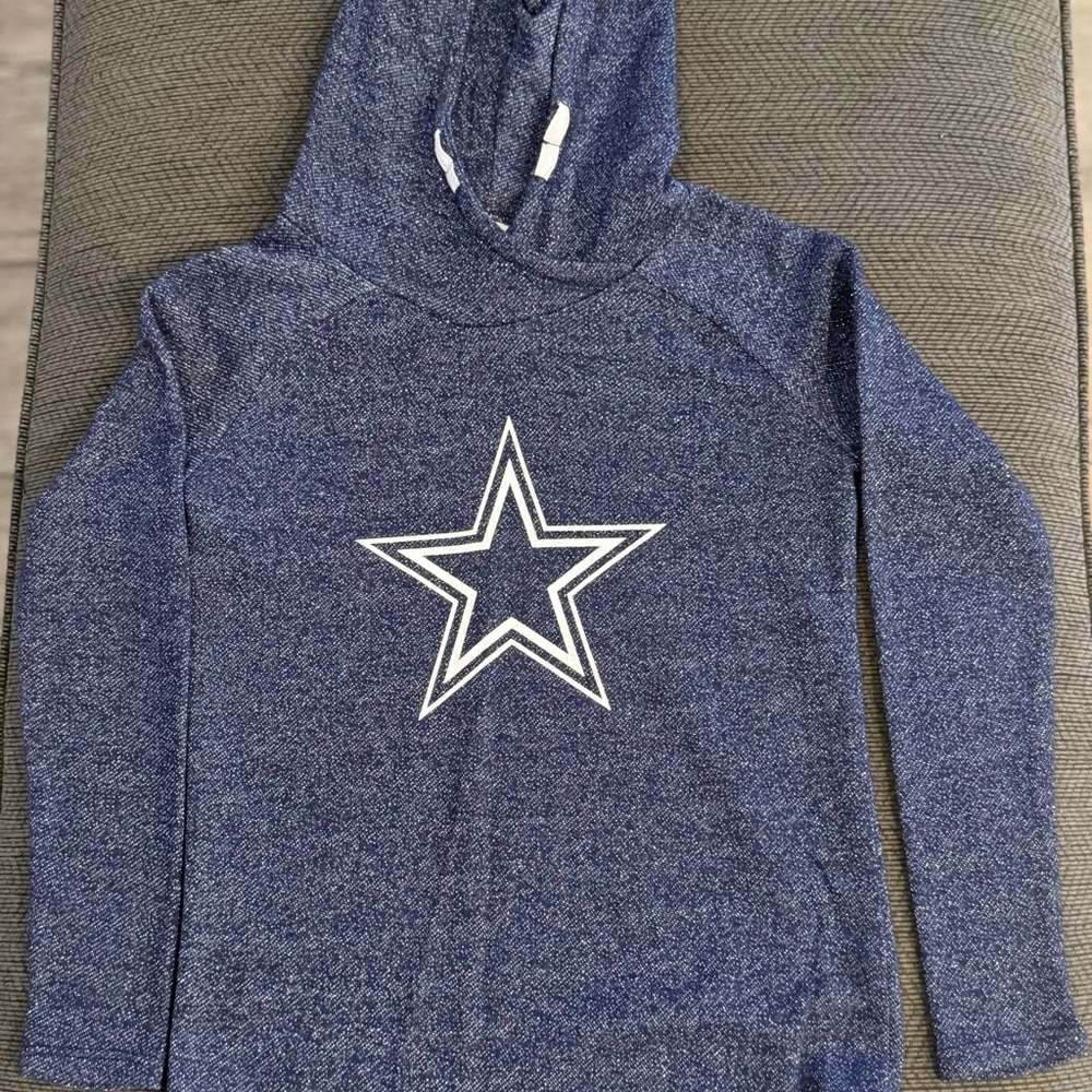 NFL Blue Hoodie with Star Design